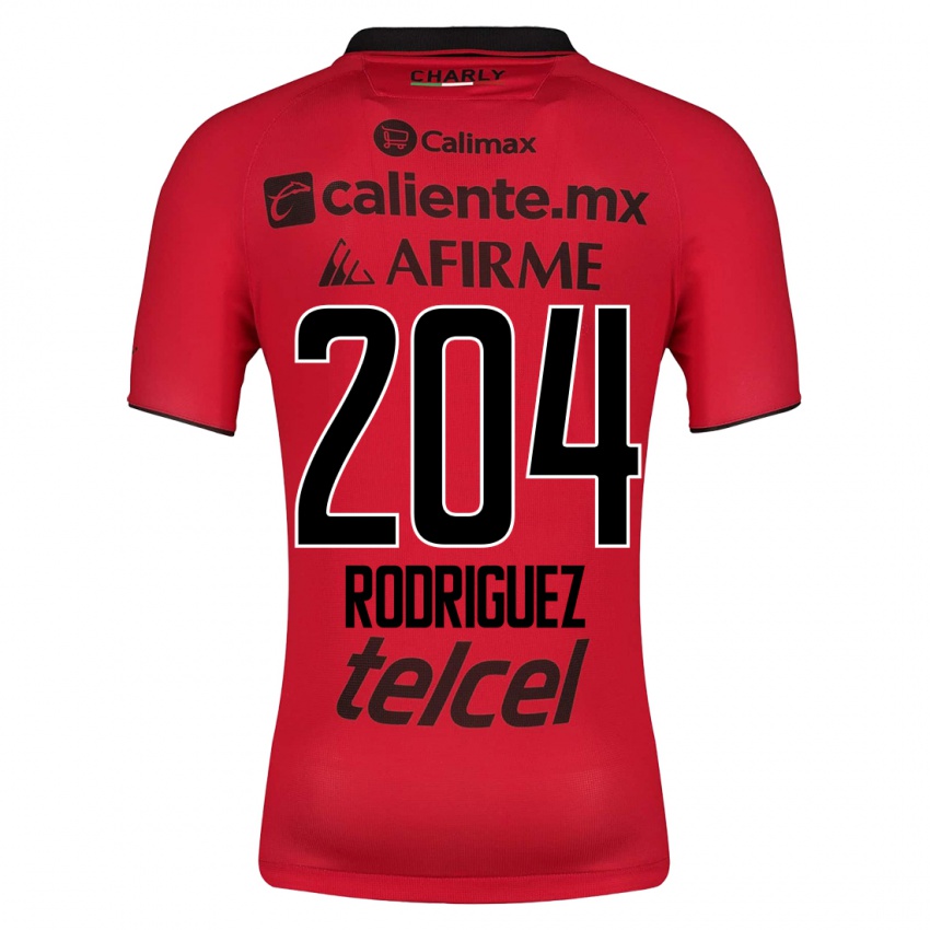 Hombre Camiseta Jesús Rodríguez #204 Rojo 1ª Equipación 2023/24 La Camisa