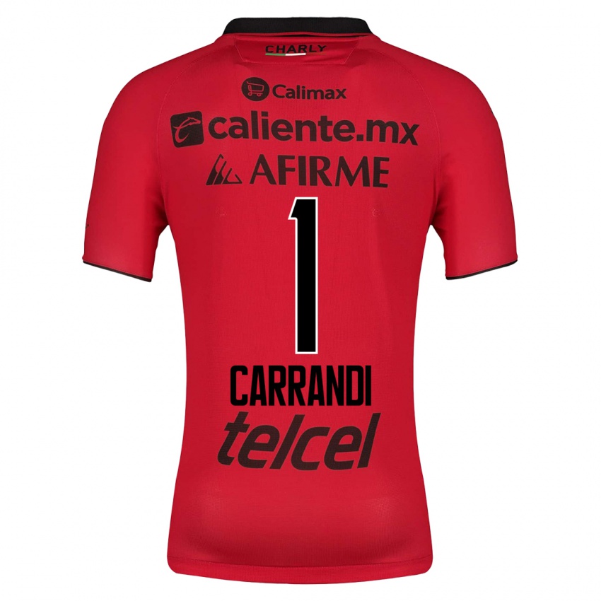 Hombre Camiseta Daniela Carrandi #1 Rojo 1ª Equipación 2023/24 La Camisa