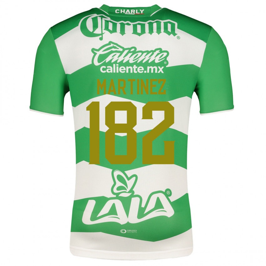 Hombre Camiseta Diego Martínez #182 Verde 1ª Equipación 2023/24 La Camisa