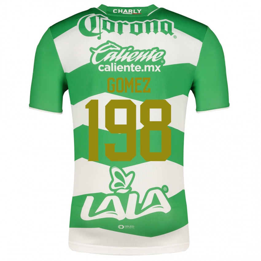 Hombre Camiseta Isaác Gómez #198 Verde 1ª Equipación 2023/24 La Camisa