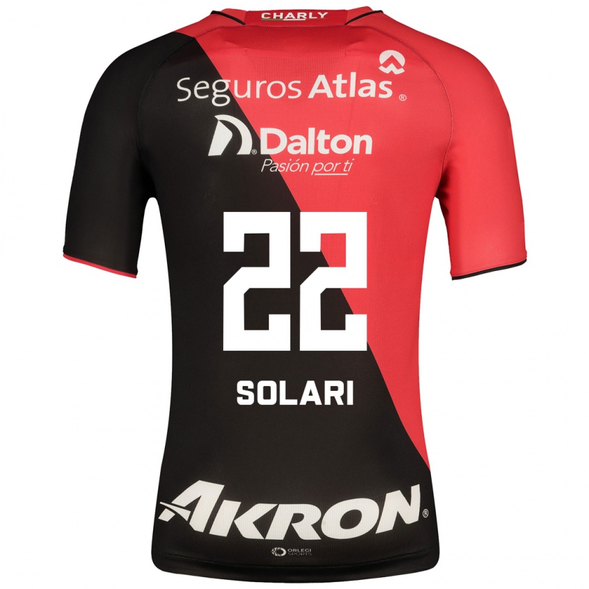 Hombre Camiseta Augusto Solari #22 Negro 1ª Equipación 2023/24 La Camisa