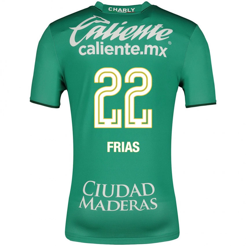 Hombre Camiseta Adonis Frías #22 Verde 1ª Equipación 2023/24 La Camisa