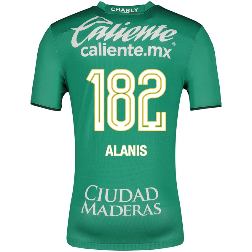 Hombre Camiseta Alejandro Alanís #182 Verde 1ª Equipación 2023/24 La Camisa