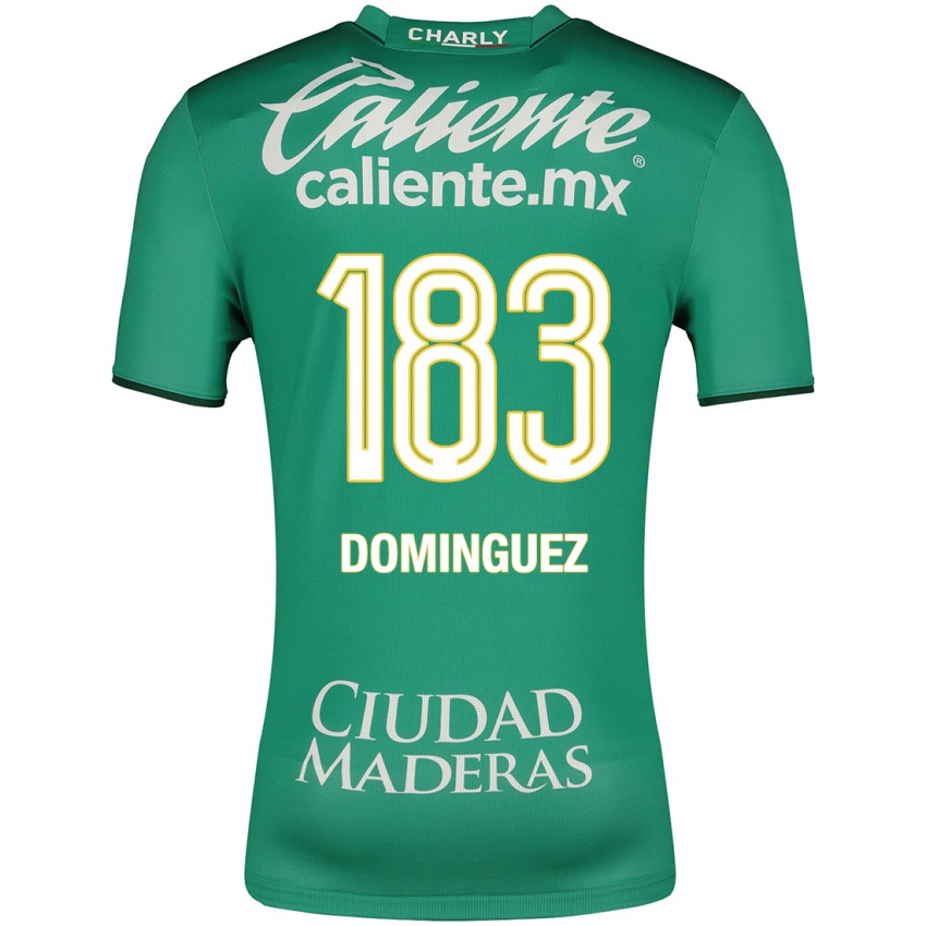 Hombre Camiseta Jesús Domínguez #183 Verde 1ª Equipación 2023/24 La Camisa