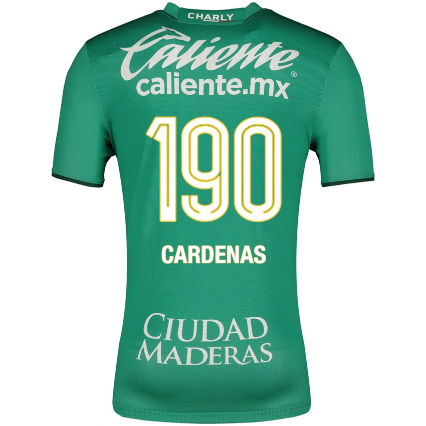 Hombre Camiseta Emilio Cárdenas #190 Verde 1ª Equipación 2023/24 La Camisa