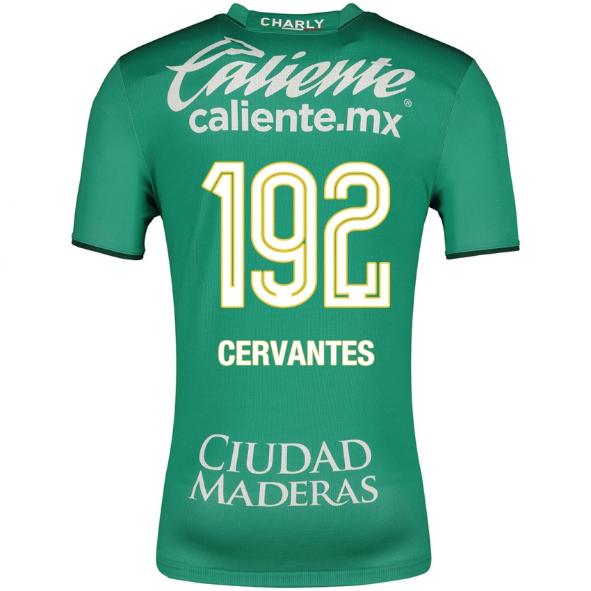 Hombre Camiseta Luis Cervantes #192 Verde 1ª Equipación 2023/24 La Camisa