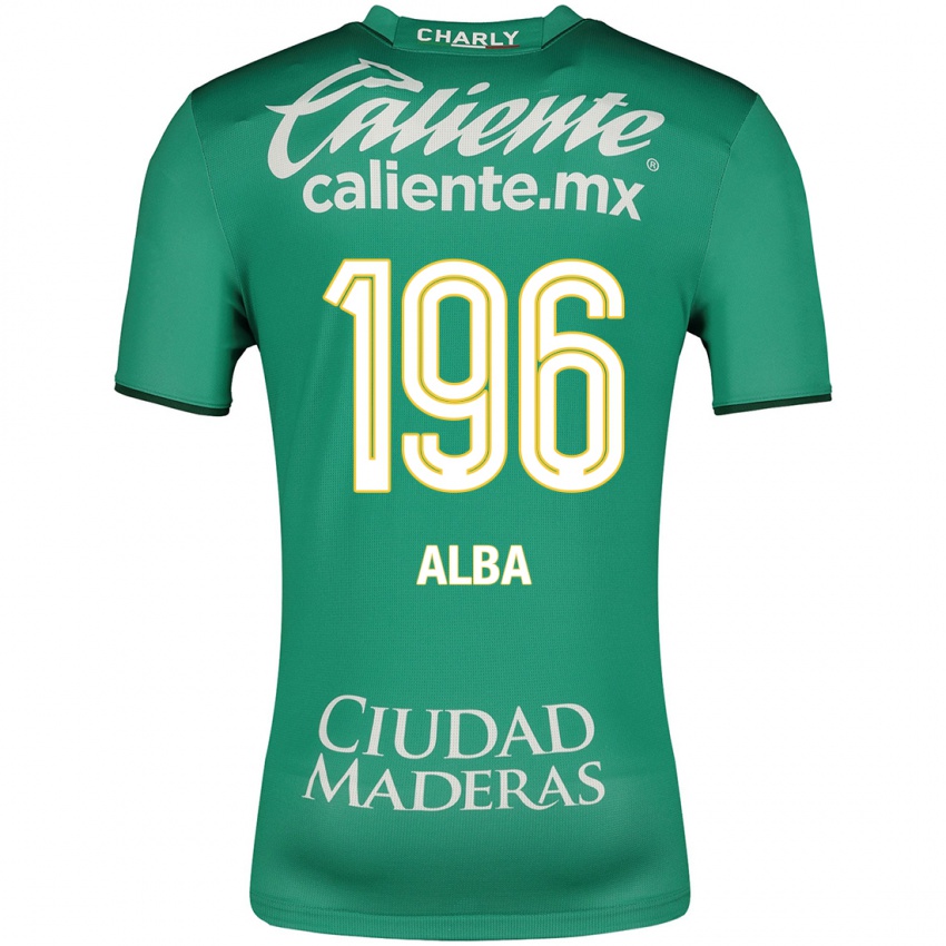 Hombre Camiseta Óscar Alba #196 Verde 1ª Equipación 2023/24 La Camisa