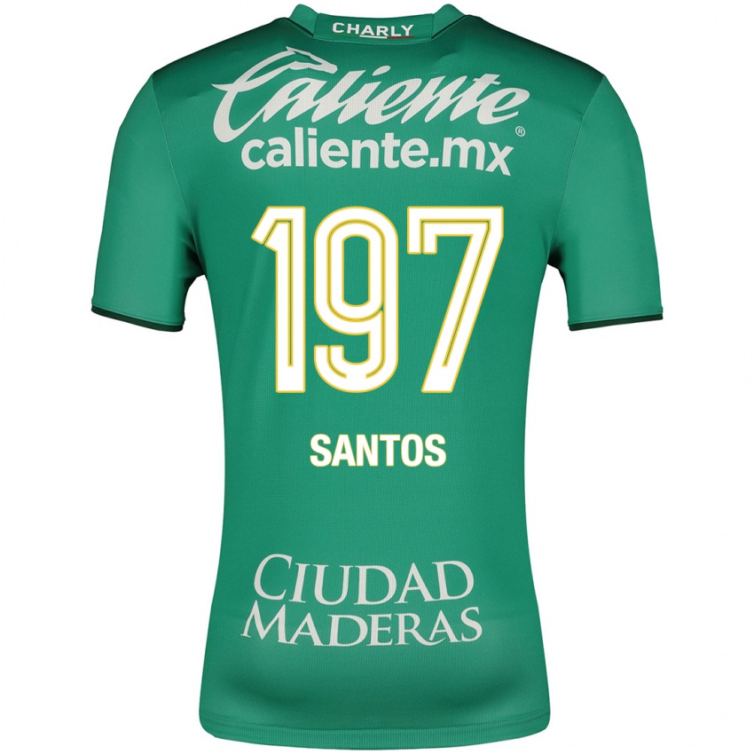 Hombre Camiseta Sebastián Santos #197 Verde 1ª Equipación 2023/24 La Camisa