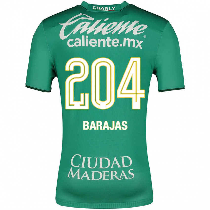 Hombre Camiseta Víctor Barajas #204 Verde 1ª Equipación 2023/24 La Camisa