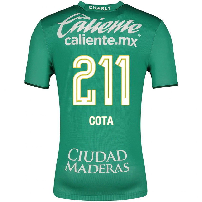 Hombre Camiseta Luis Cota #211 Verde 1ª Equipación 2023/24 La Camisa