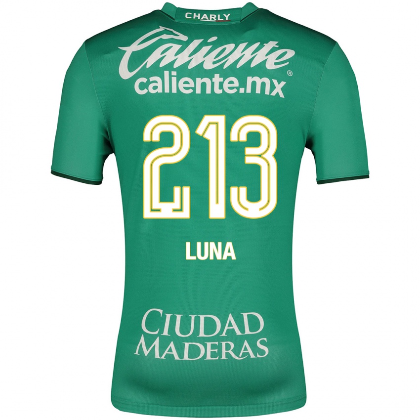 Hombre Camiseta Diego Luna #213 Verde 1ª Equipación 2023/24 La Camisa
