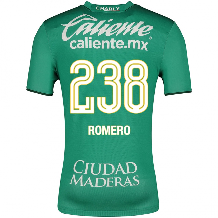 Hombre Camiseta Paulo Romero #238 Verde 1ª Equipación 2023/24 La Camisa