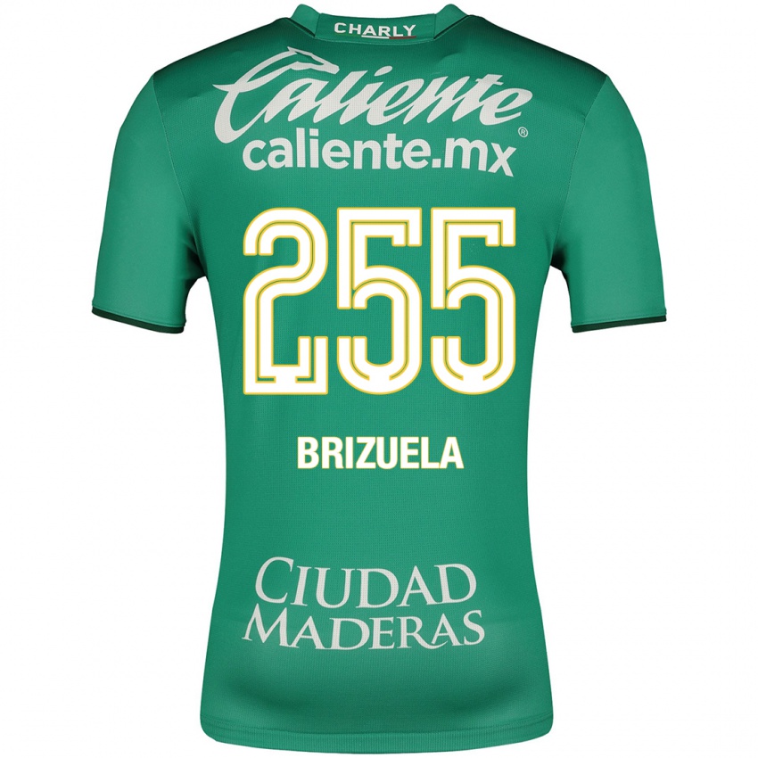 Hombre Camiseta Juan Brizuela #255 Verde 1ª Equipación 2023/24 La Camisa
