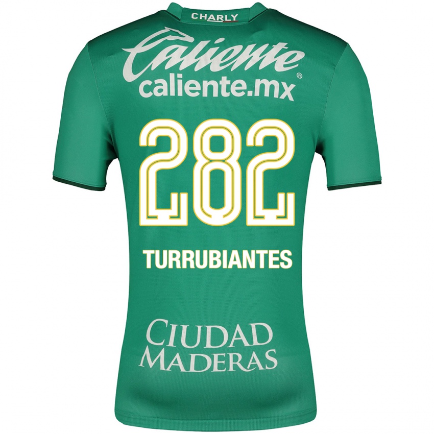 Hombre Camiseta Abdon Turrubiantes #282 Verde 1ª Equipación 2023/24 La Camisa