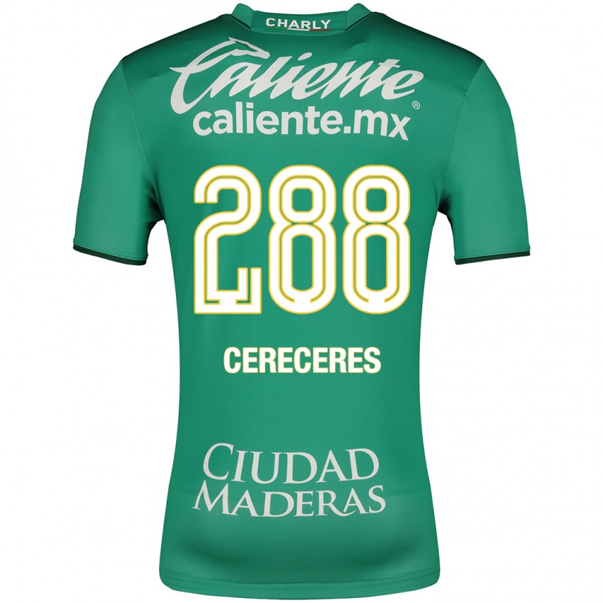 Hombre Camiseta Thomas Cereceres #288 Verde 1ª Equipación 2023/24 La Camisa