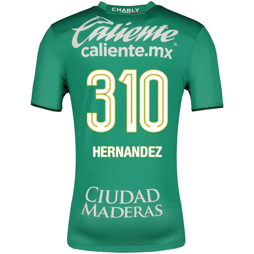 Hombre Camiseta Karin Hernández #310 Verde 1ª Equipación 2023/24 La Camisa