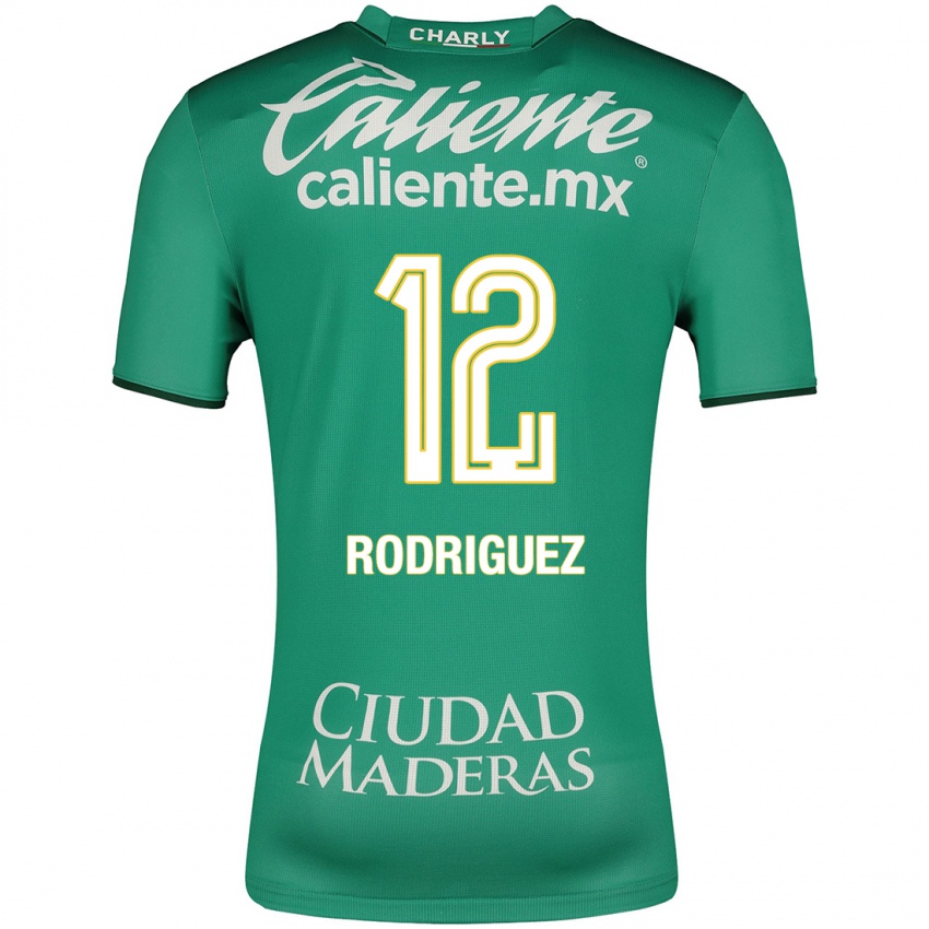 Hombre Camiseta Lixy Rodríguez #12 Verde 1ª Equipación 2023/24 La Camisa