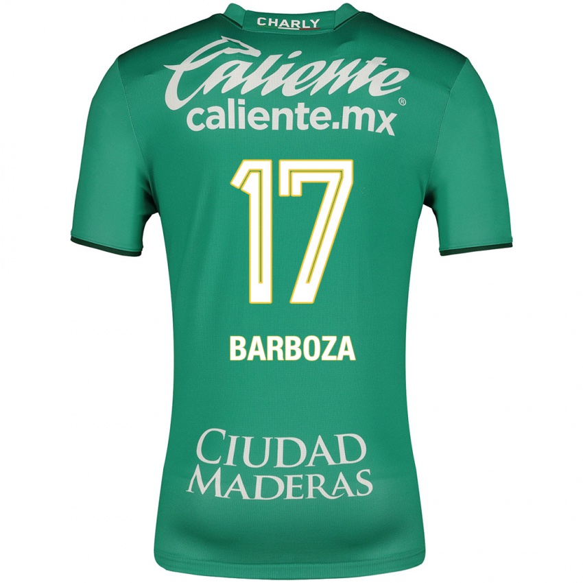 Hombre Camiseta Marypaz Barboza #17 Verde 1ª Equipación 2023/24 La Camisa