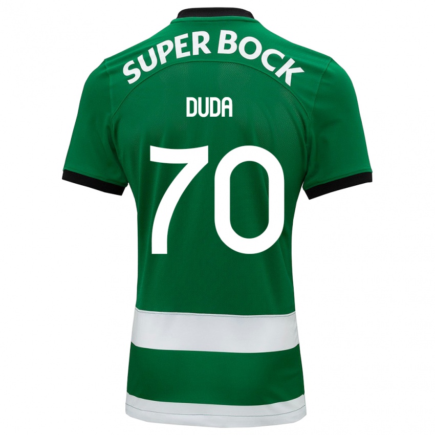 Hombre Camiseta Dudá #70 Verde 1ª Equipación 2023/24 La Camisa