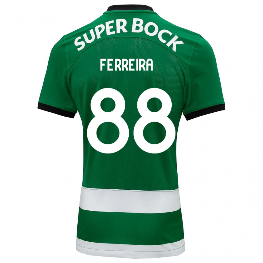 Hombre Camiseta Tiago Ferreira #88 Verde 1ª Equipación 2023/24 La Camisa