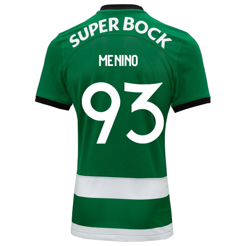 Hombre Camiseta Miguel Menino #93 Verde 1ª Equipación 2023/24 La Camisa