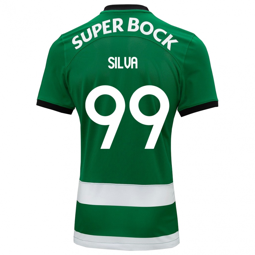 Hombre Camiseta Francisco Silva #99 Verde 1ª Equipación 2023/24 La Camisa
