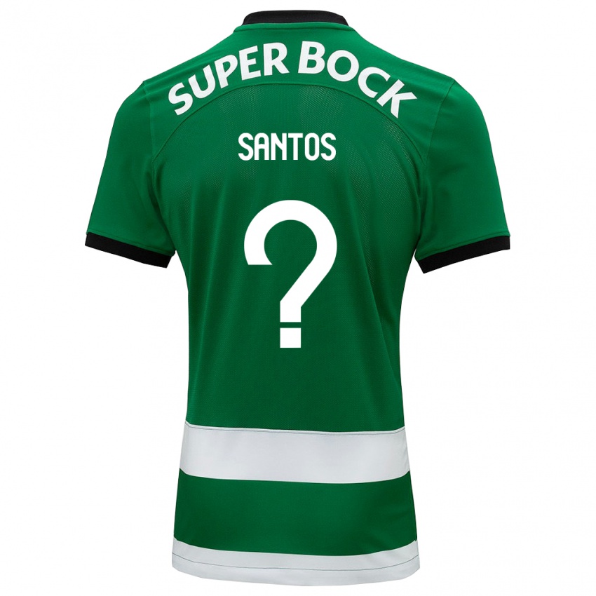 Hombre Camiseta Guilherme Santos #0 Verde 1ª Equipación 2023/24 La Camisa