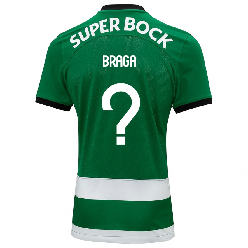 Hombre Camiseta Gonçalo Braga #0 Verde 1ª Equipación 2023/24 La Camisa
