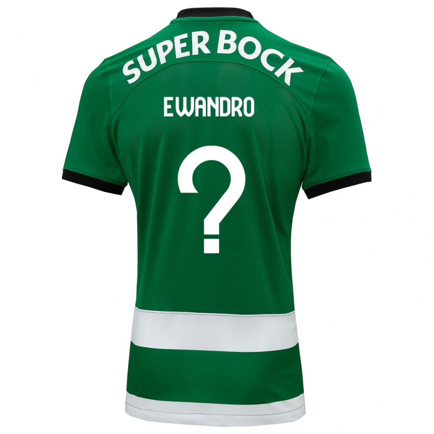 Hombre Camiseta Ewandro #0 Verde 1ª Equipación 2023/24 La Camisa