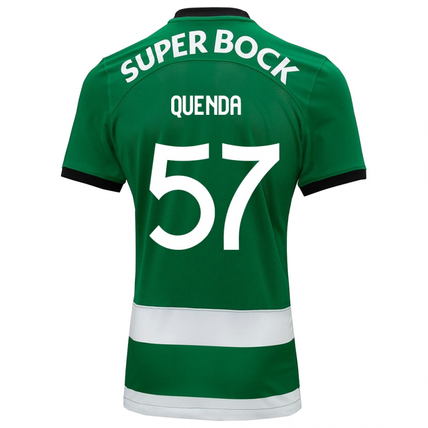 Hombre Camiseta Geovany Quenda #57 Verde 1ª Equipación 2023/24 La Camisa
