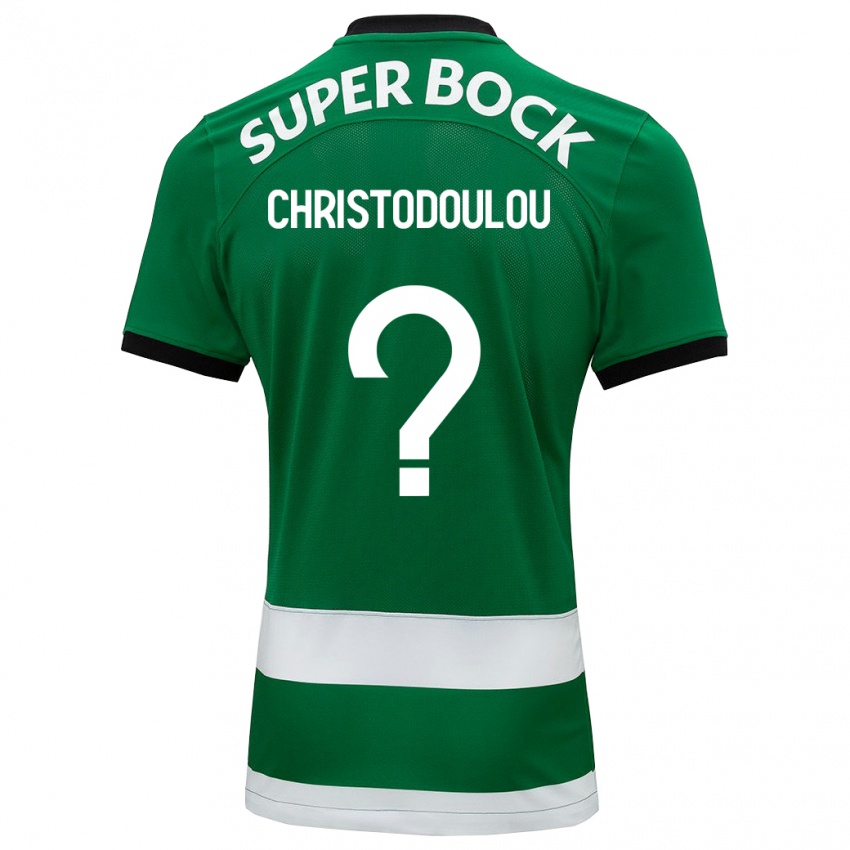 Hombre Camiseta Argyris Christodoulou #0 Verde 1ª Equipación 2023/24 La Camisa
