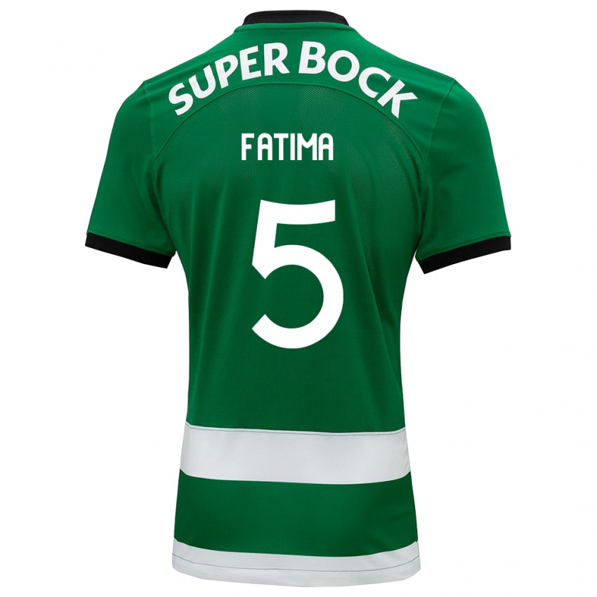 Hombre Camiseta Francisca Fatima Aquino Dutra #5 Verde 1ª Equipación 2023/24 La Camisa