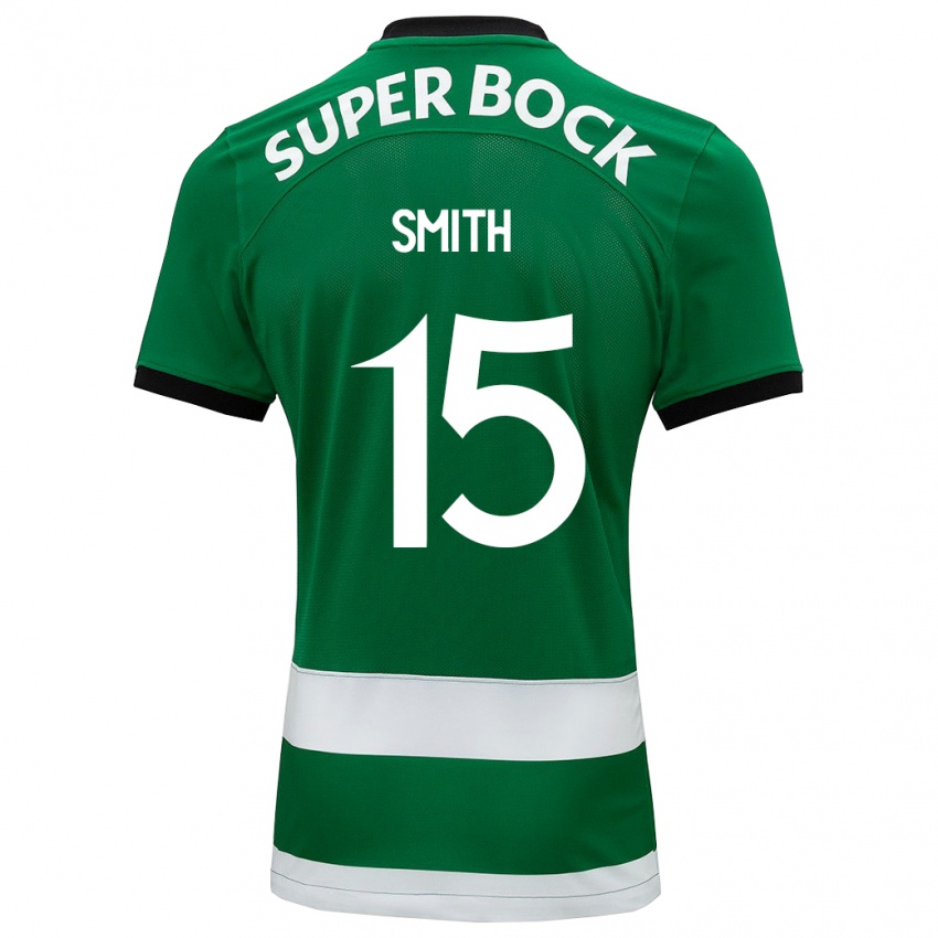 Hombre Camiseta Olivia Smith #15 Verde 1ª Equipación 2023/24 La Camisa