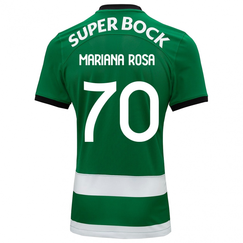 Hombre Camiseta Mariana Silva Pinto Vilaça Da Rosa #70 Verde 1ª Equipación 2023/24 La Camisa
