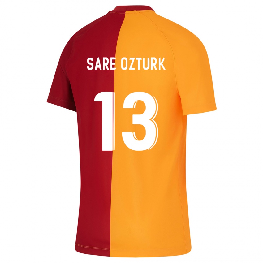 Hombre Camiseta Fatma Sare Öztürk #13 Naranja 1ª Equipación 2023/24 La Camisa