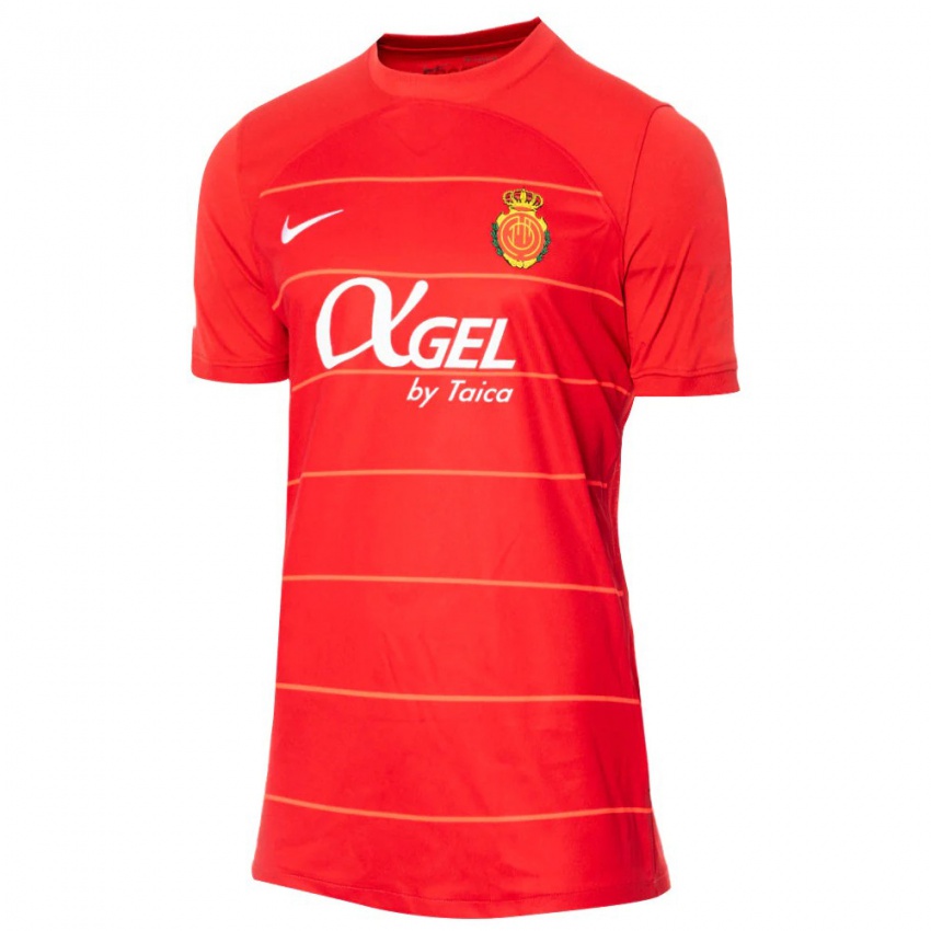 Hombre Camiseta David López #4 Rojo 1ª Equipación 2023/24 La Camisa
