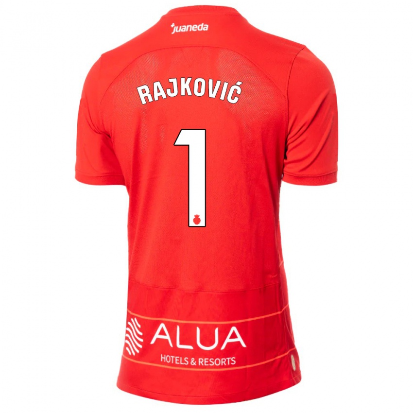 Hombre Camiseta Predrag Rajkovic #1 Rojo 1ª Equipación 2023/24 La Camisa