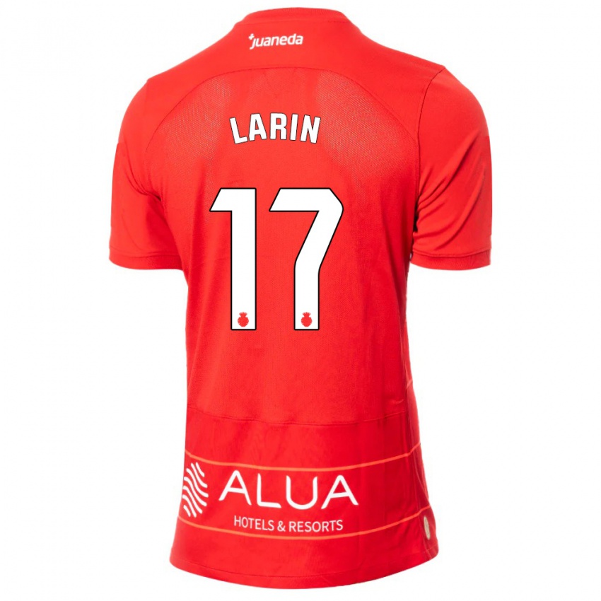 Hombre Camiseta Cyle Larin #17 Rojo 1ª Equipación 2023/24 La Camisa