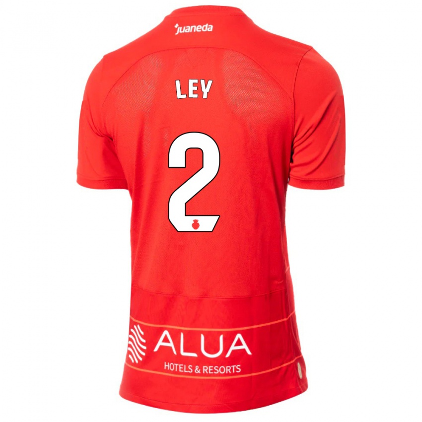 Hombre Camiseta Yuzún Ley #2 Rojo 1ª Equipación 2023/24 La Camisa
