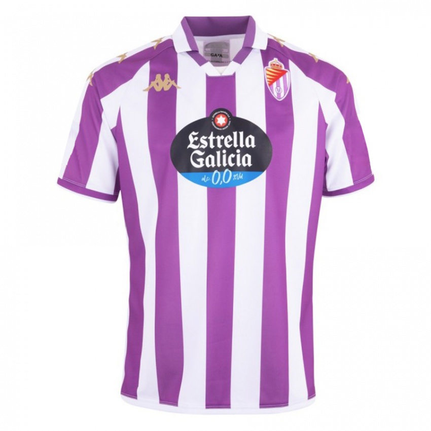 Hombre Camiseta Marcos Andre #9 Morado 1ª Equipación 2023/24 La Camisa