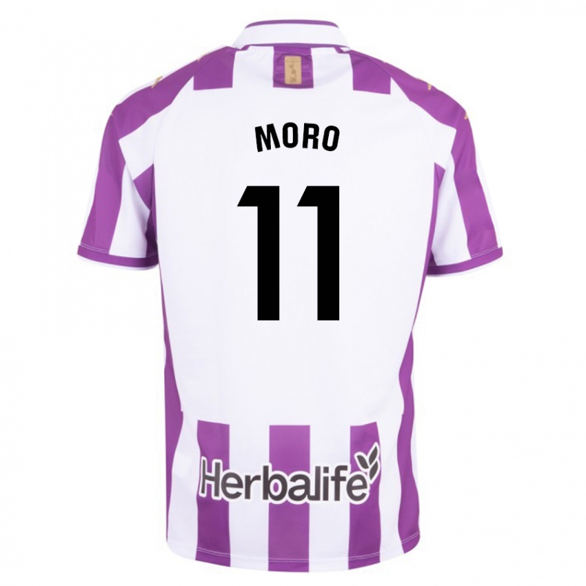 Hombre Camiseta Raul Moro #11 Morado 1ª Equipación 2023/24 La Camisa