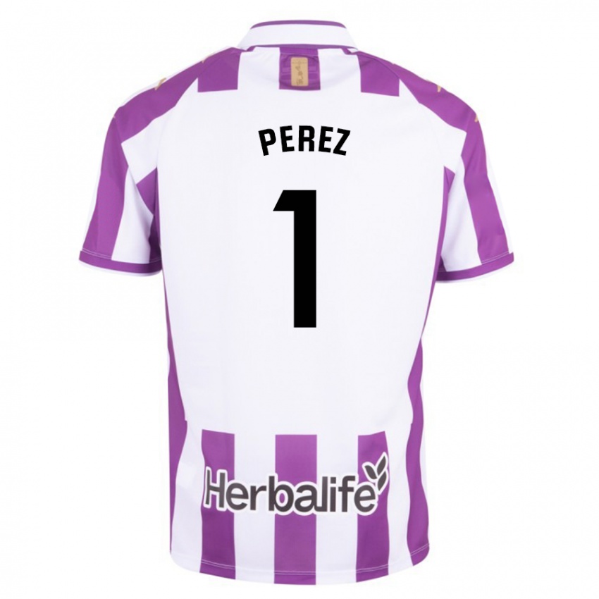 Hombre Camiseta Fer Pérez #1 Morado 1ª Equipación 2023/24 La Camisa