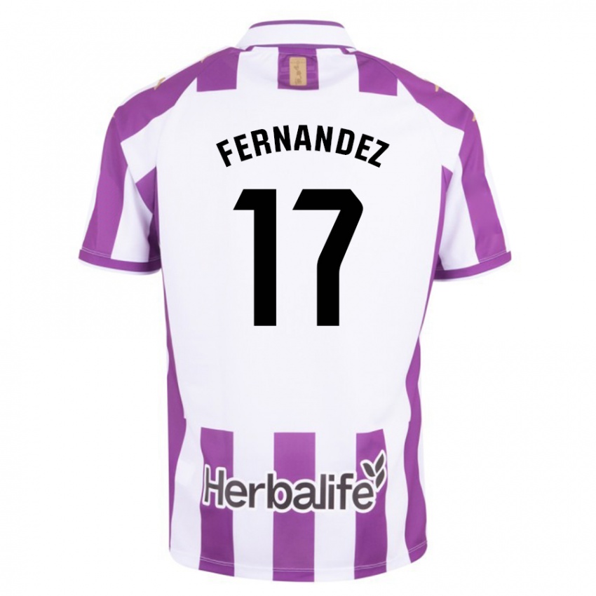 Hombre Camiseta Dani Fernández #17 Morado 1ª Equipación 2023/24 La Camisa