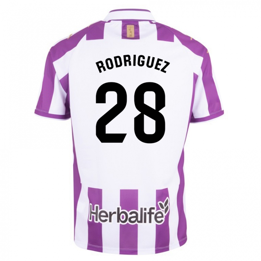Hombre Camiseta Yago Rodríguez #28 Morado 1ª Equipación 2023/24 La Camisa