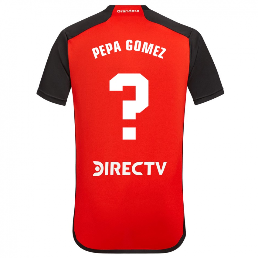 Hombre Camiseta Romina Celeste Gómez #0 Rojo 2ª Equipación 2023/24 La Camisa
