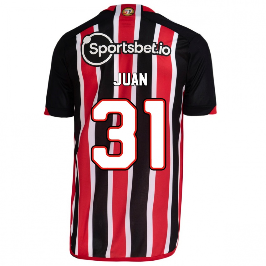 Hombre Camiseta Juan #31 Azul Rojo 2ª Equipación 2023/24 La Camisa