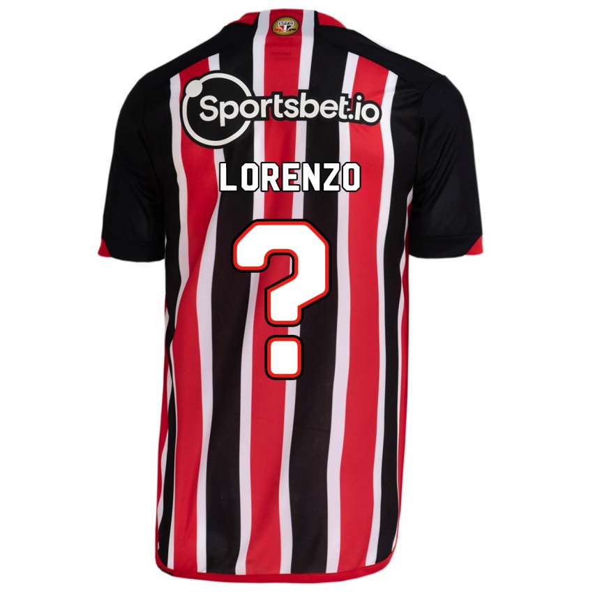 Hombre Camiseta Lorenzo #0 Azul Rojo 2ª Equipación 2023/24 La Camisa