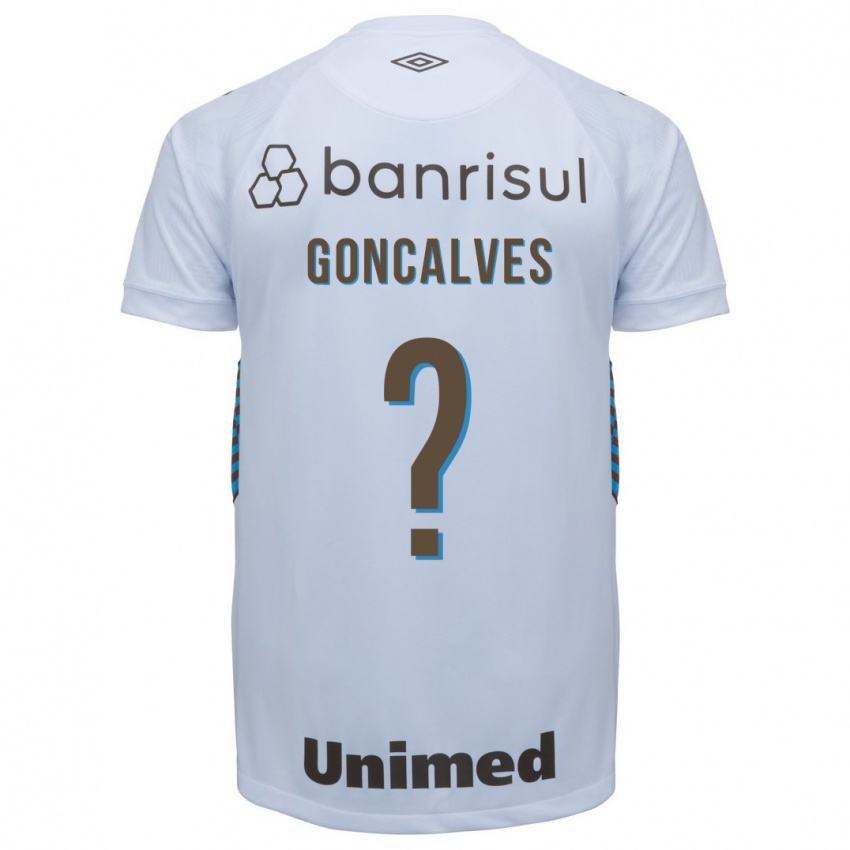 Hombre Camiseta Matheus Gonçalves #0 Blanco 2ª Equipación 2023/24 La Camisa