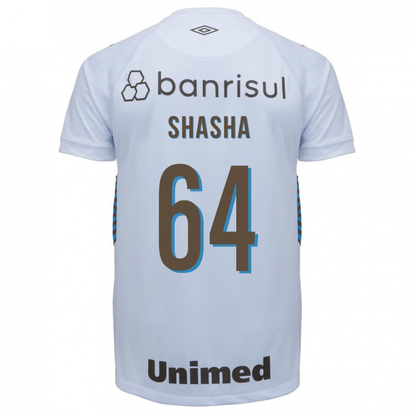 Hombre Camiseta Shashá #64 Blanco 2ª Equipación 2023/24 La Camisa