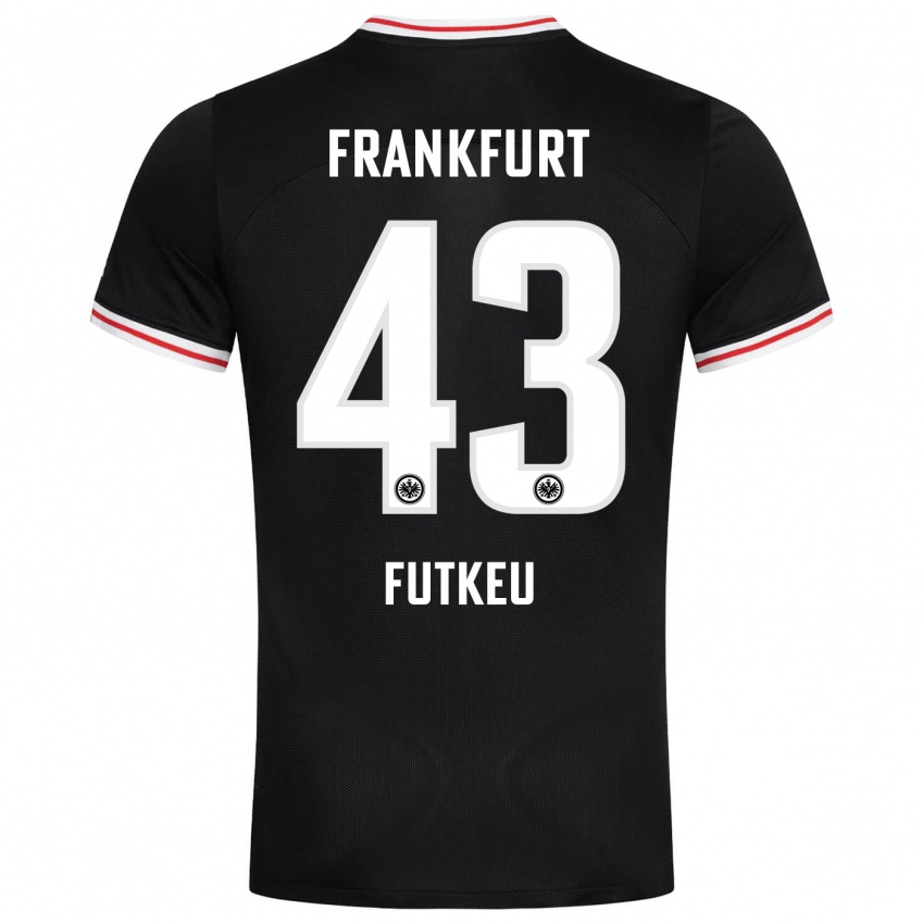 Hombre Camiseta Noel Futkeu #43 Negro 2ª Equipación 2023/24 La Camisa